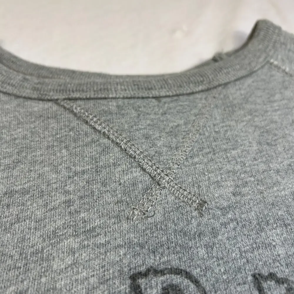 Disney Parks Authentic Original Mickey Mouse Raglan Sweatshirt, Gray, Size Large - Picture 14 of 14